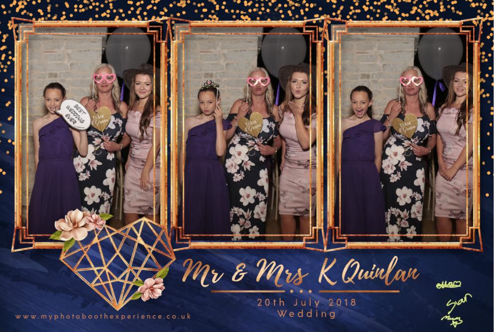 Mr & Mrs K Quinlan | View more photos from the event at gallery.myphotoboothexperience.co.uk/u/MyPhotoBoothExperienceLtd/Mr-Mrs-K-Quinlan